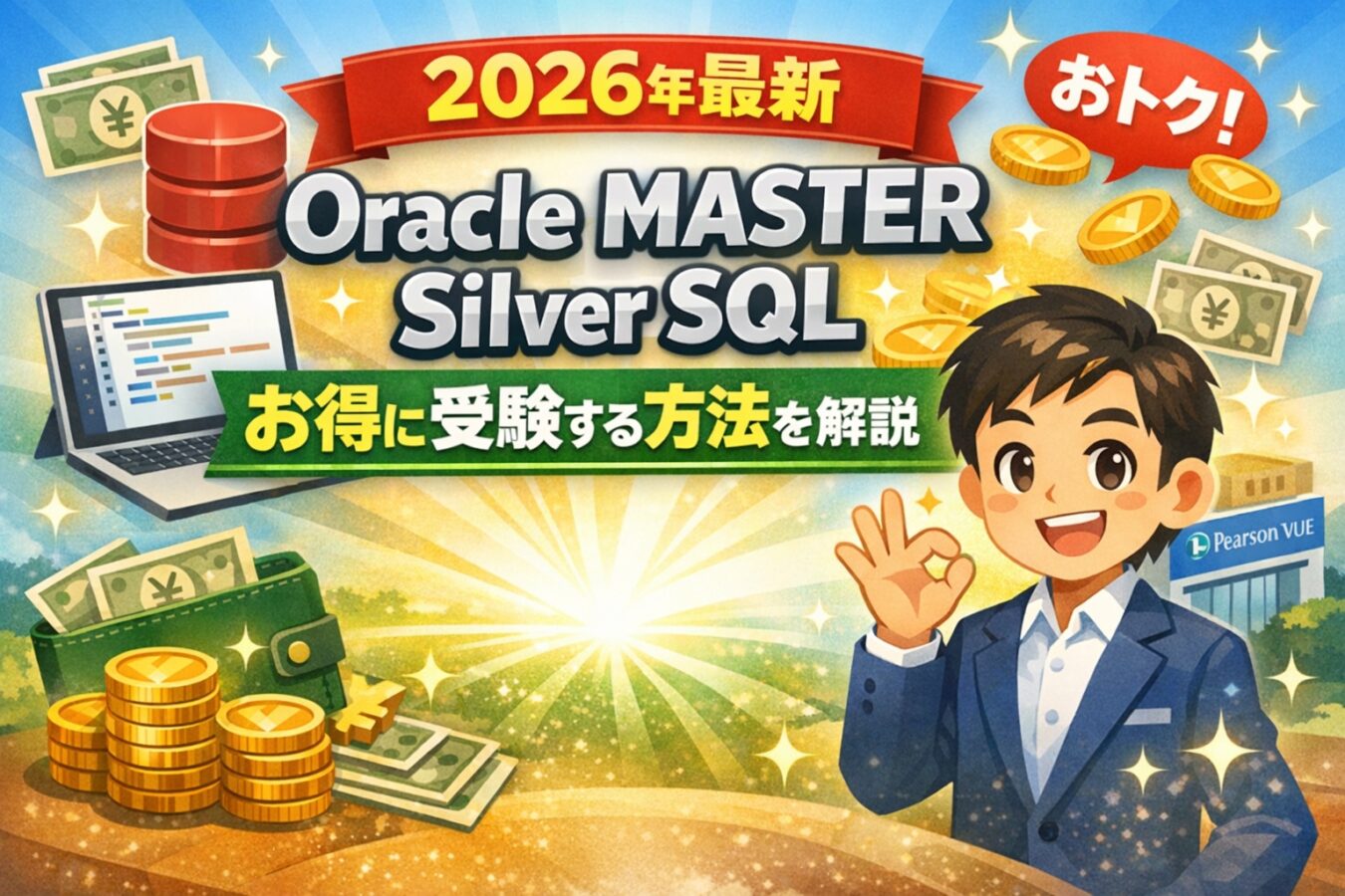 【2026年最新】Oracle MASTER Silver SQL お得に受験する方法を解説